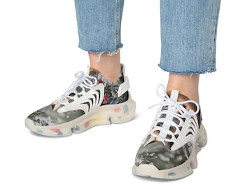 Stylish Women's Mesh Sneakers with Vibrant Floral Design, Fashion Fitness Shoes, Trendy Sneakers for Women, Comfortable Athletic [...]