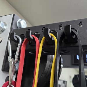 Gym Storage Hook Attachment for Squat Racks (Quick Release)