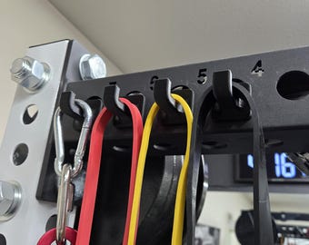 Gym Storage Hook Attachment for Squat Racks (Quick Release)