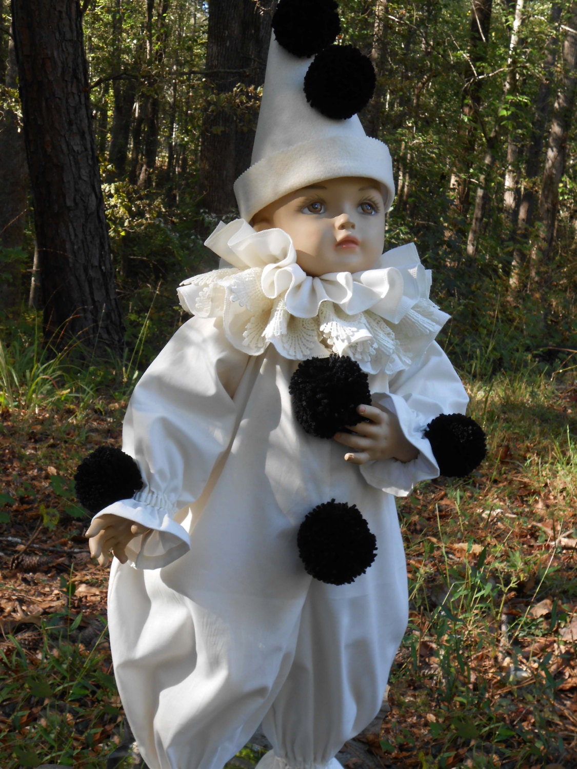 G018 Amazing Vintage Style Pierrot Clown Children Sizes - Etsy