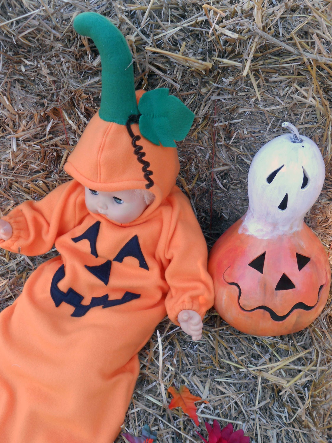 G002 Sweet Little Baby Jack 'O Lantern Pumpkin Halloween Costume