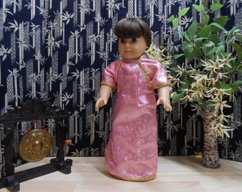 K008  Ready To Ship    Asian Dress and Shoes for 18" Dolls