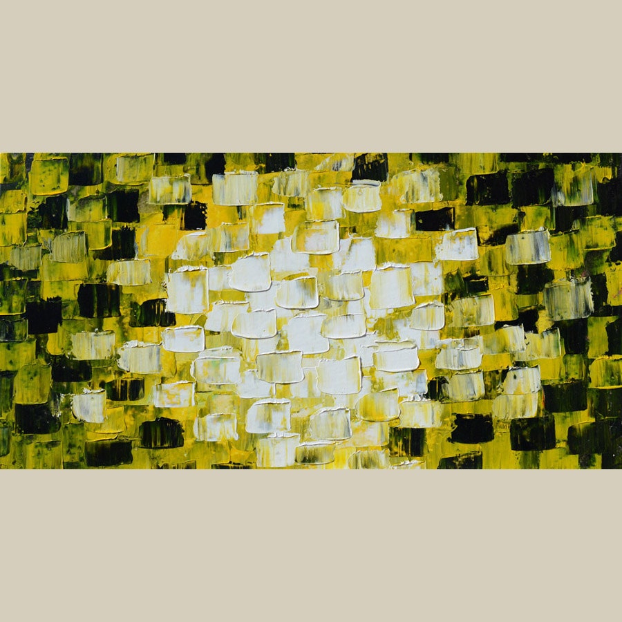 ORIGINAL Oil Painting Light and Shadow 23 X 45 Palette Knife Etsy