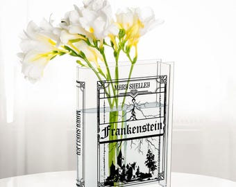 Vaso de acrílico Frankenstein para livros