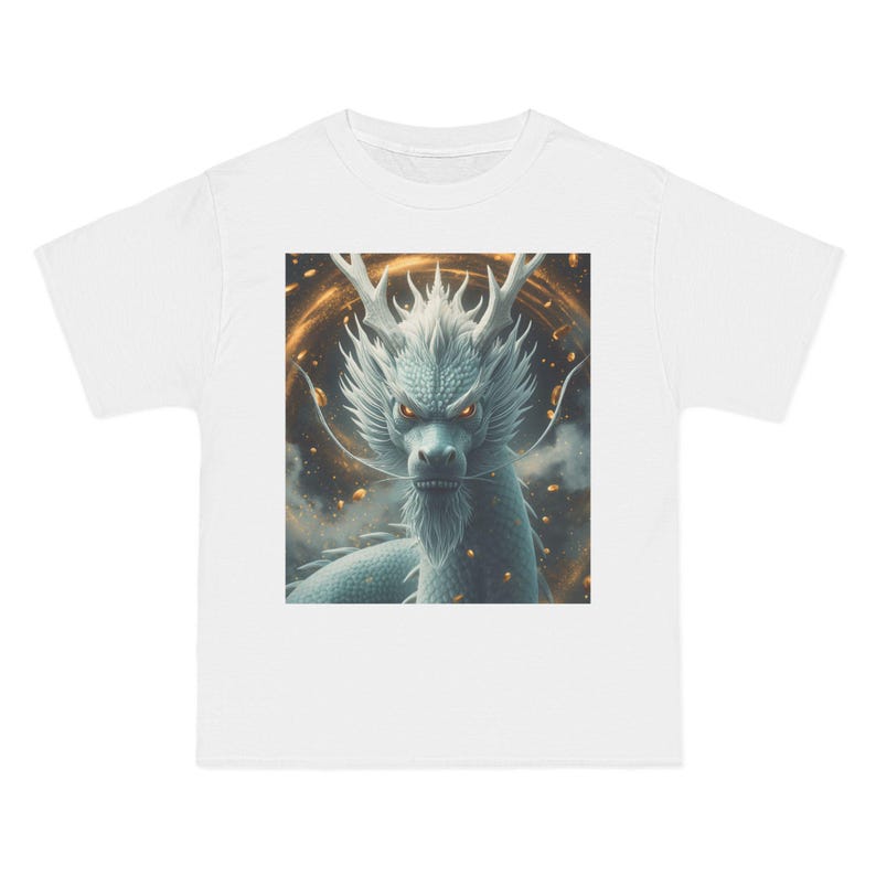 Camiseta del Dragón de la Prosperidad Relámpago - Arte del Dragón de la Riqueza Japonés, Camiseta de la Energía de la Abundancia, Ropa Espiritual imagen 1