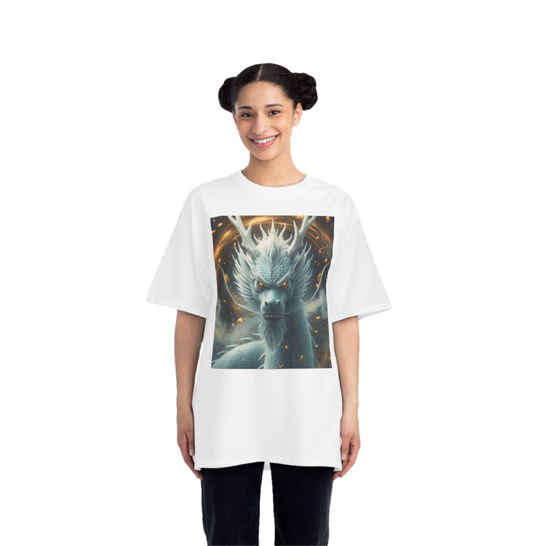 Camiseta del Dragón de la Prosperidad Relámpago - Arte del Dragón de la Riqueza Japonés, Camiseta de la Energía de la Abundancia, Ropa Espiritual imagen 5