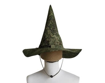 Taktischer Zaubererhut, Multicam Camo, Cosplay Hexenhut