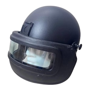 Soviet/Russian LSHZ 2DTM Helmet With Face Shield – Heavy-Duty, Size 3 (Large)