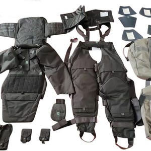 Vintage Assault armor suit Fort &quot;Voin-KM&quot; with a 6th class bulletproof vest according to Russian/Soviet GOST, Alpha FSB