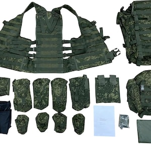 Unloading vest MOLLY &quot;6SH117&quot; (Ratnik) gen. 3+ Assault Backpack, Original in perfect condition AK version.