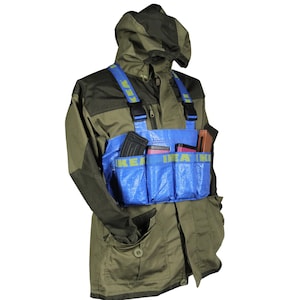 EFT Tarkov Inspired IKEA Shopping Bag Chest Rig – Custom Cosplay Gear