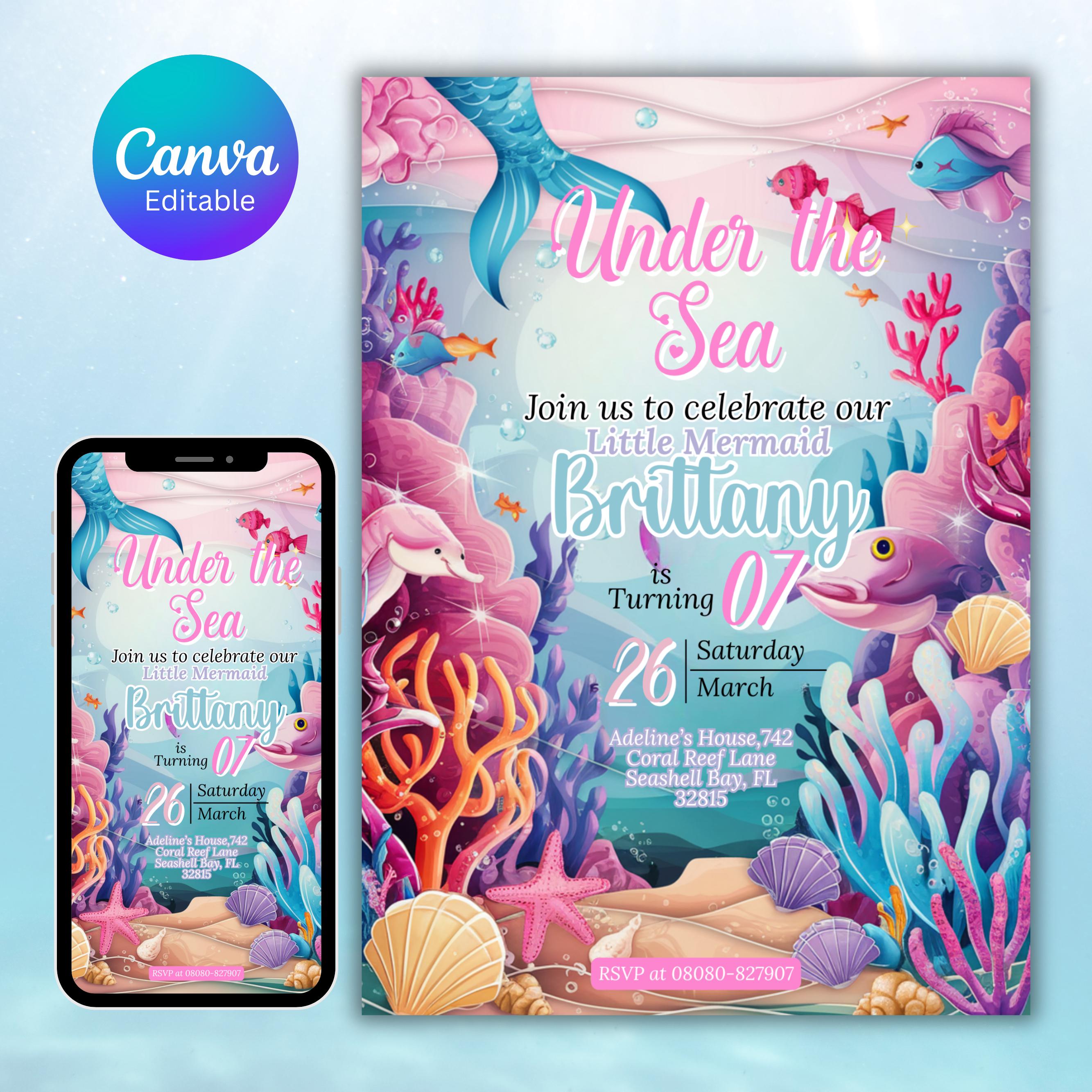 Splish Splash Mermaid Bash - Etsy