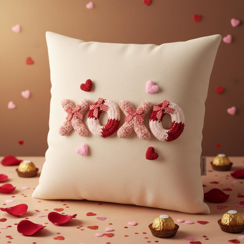 Valentines Day PNG Bundle Faux Yarn Latch Hook Yarn Bow Coquette ...
