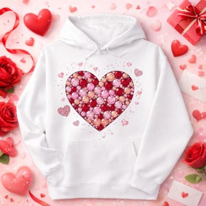 Rhinestone Valentine PNG Bundle: Sparkle Bling Crystal Mosaic Jewel Diamond Vday, Trending Digital Download