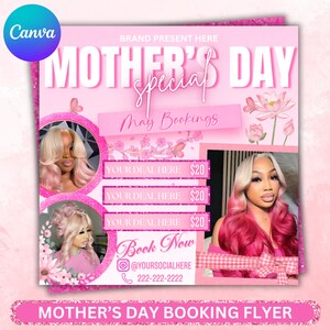 May Bookings Available DIY Template, Editable May Flyer , DIY Canva Template for Makeup, Hair, Lashes, Nails, Social Media Flyer, Book Now, May Booking Flyer, Mothers Day Booking Flyer, May Hair, May Books Open, May Appointment Flyer, May Book Now, May Lashes Nail Braid Wig Flyer