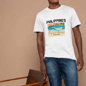 Philippines Island Vibes Only&#39; Design | Casual Wear, Summer Tee, Beach Outfit, Gift for Travelers, Vacation Wear