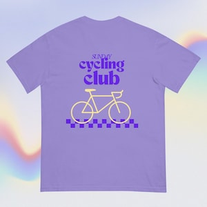 Sunday Cycling Club T-Shirt – Vintage Bicycle Shirt Unisex | Heavy Cotton Shirt for Cyclists | Bicycle Gift for Men & Women
