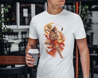 -shirt Lord Hanuman T-Touch | t-shirt de dieu hindou de Zazzle.be Liste d'envies Vous avez des idées ? Vêtements spirituels 100 % coton | Cadeau pour lui