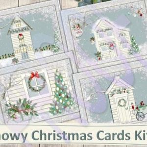 Christmas Card Making Kit with Envelopes