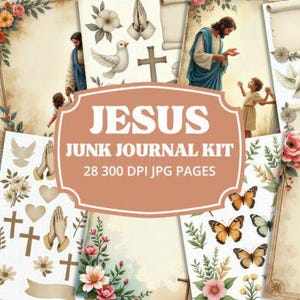 Jesus Christian Junk Journal Kit