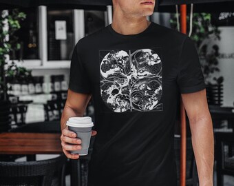 Brain City T-Shirt: Urban Architecture Graphic Tee, Abstract City Shirt