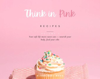 Pink Aesthetic Recipe Book: Healthy Girl Boss Recipes (PDF)