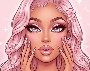 Soft Start PNG Bundle | Pink Coquette DTF Transfer Design (Digital Download)