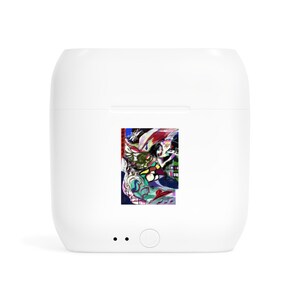Wireless Earbuds Case, Custom Art Earbuds Charger, Unique Gift for Music Lovers, Festival Accessory, Tech Decor