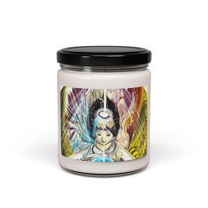 Healing Goddess Scented Soy Candle, Aromatherapy Candle, Spiritual Home Decor, Gift for Mindfulness, Chakra Meditation