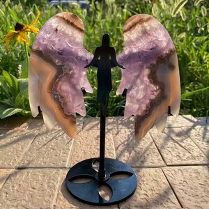 crystal healing
animal carving
eagle claw
reiki crystal tool
totem carving
energy talisman
stone animal
meditation stone
carved crystal
birthstone gift
energy crystal
Angel Wings
Amethyst Agate