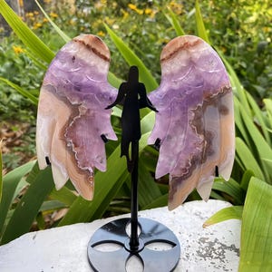 crystal healing
animal carving
eagle claw
reiki crystal tool
totem carving
energy talisman
stone animal
meditation stone
carved crystal
birthstone gift
energy crystal
Angel Wings
Amethyst Agate
