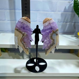 crystal healing
animal carving
eagle claw
reiki crystal tool
totem carving
energy talisman
stone animal
meditation stone
carved crystal
birthstone gift
energy crystal
Angel Wings
Amethyst Agate