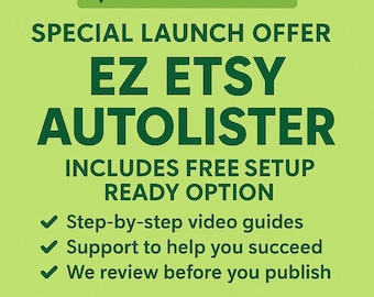 Etsy Automation Blueprint: Make.com AI Lister & Bulk Upload