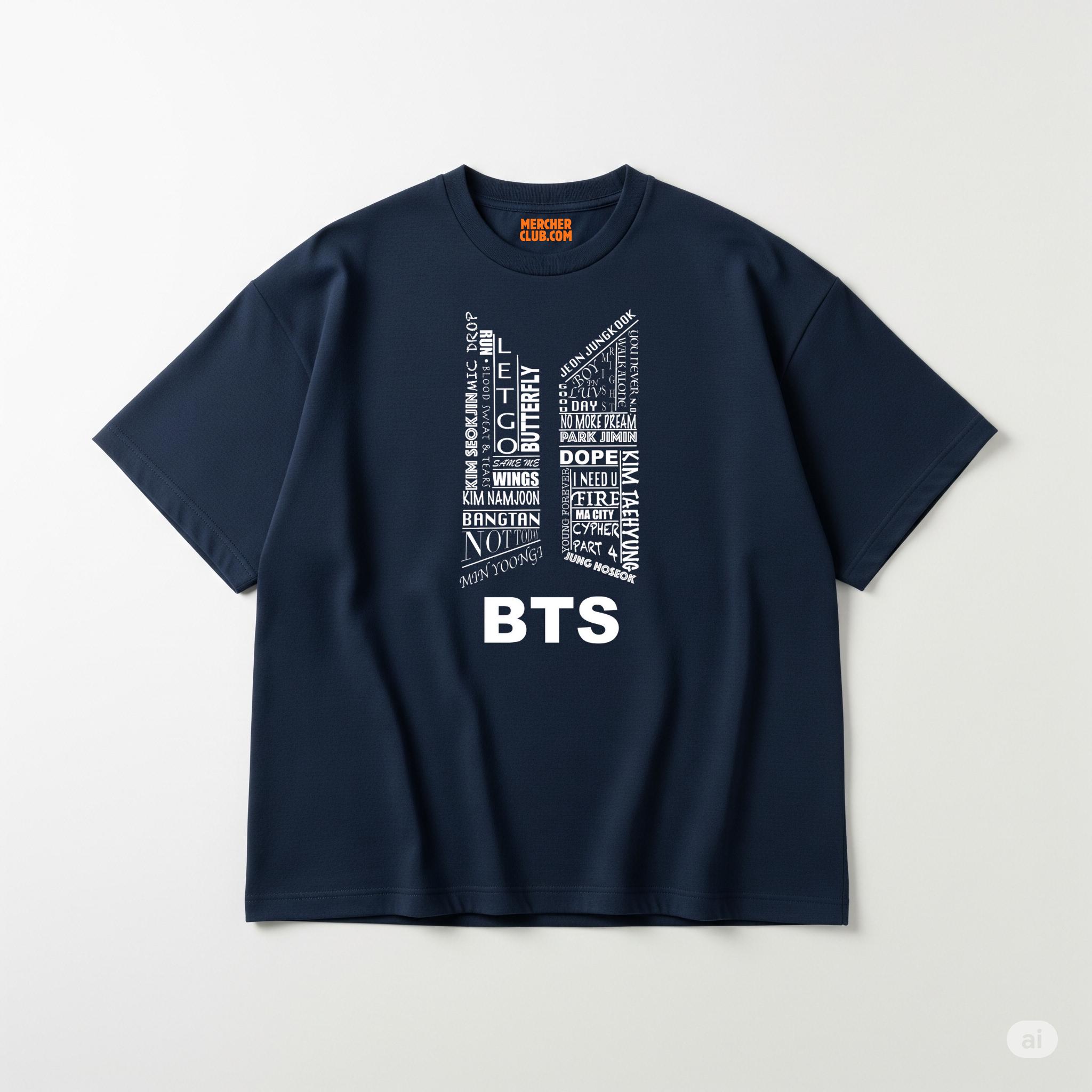 Bts Oversized Shirt - Etsy