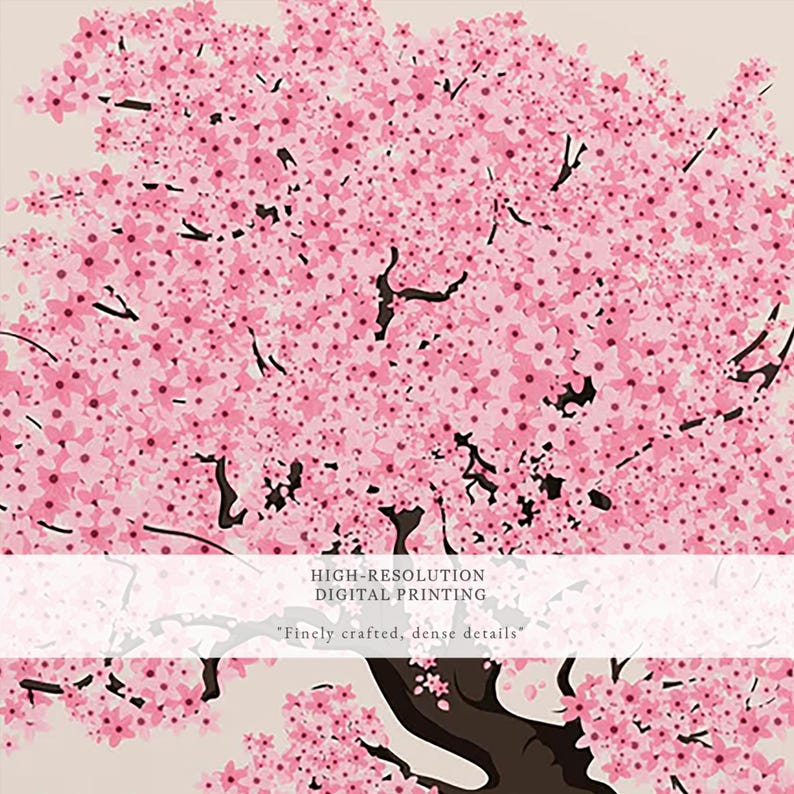 Flower Market Tokyo Wall Art, Pink Floral Market Printable Poster, Abstract Flower Art Print for Living Room Decor, Digital Download