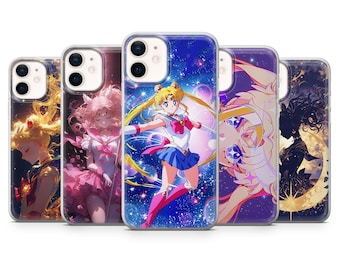 Sailor Moon Phone Case Usagi Princess Cover for iPhone 16, 15, 14, 13, 12, Samsung S25+, S24, S23Fe, S22, A16, A55, A25, Pixel 9, 8A
