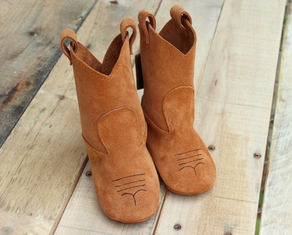 baby boots leather