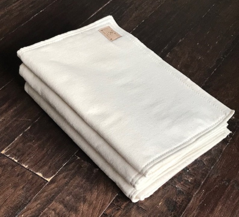 Lucky Mats Organic Cotton Flannel Crate Mat Pads 13 x 20 Double ply Reusable