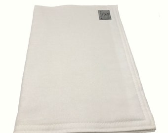 Lucky Mats Tapis de caisse biologique 15 « x 20 » Réutilisable Pee Pad Crisp White