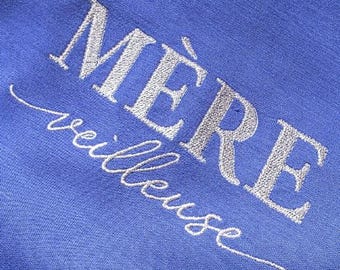 “Nighttime Mother” embroidery design