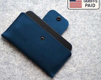 Pixel 10 Pro XL Hülle: Google Pixel 10 Pro Hülle, Pixel 10 pro fold Hülle, Italienisches Leder, Merinowolle, AirTag Pocket, Personalisiert