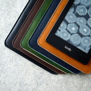 Étui Kindle Paperwhite 2024 en cuir personnalisé, étui Kindle Colorsoft, étui Kindle Oasis, cadeau pour amoureux des livres, Kindle Signature Edition