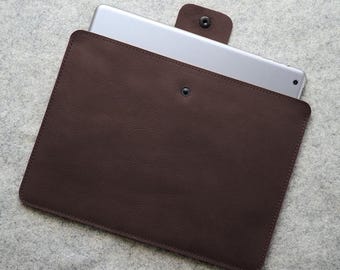 MacBook Neo Leather sleeve, Personalized MacBook 13 inch Sleeve with Pocket, MacBook Pro 16 inch leather case