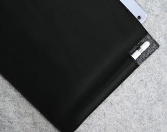 Kindle Scribe 11" Leather Case with Pen Holder: Scribe 2025 Colorsoft case, Merino Wool Felt interior, Handmade, Personalized