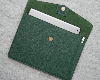 Supernote Nomad leather sleeve, Manta Case with pen Pocket & Merino Wool Felt interior, Personalized