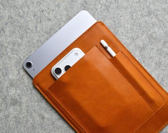 Case for reMarkable Paper Pure with Pocket, Sleeve for reMarkable Pure: Marker Holder, Merino Wool Felt lining, Personalization
