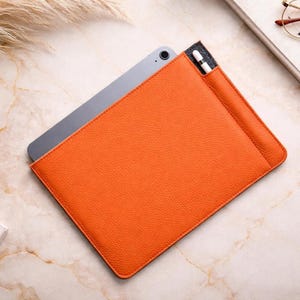 Supernote Manta leather case, Merino Wool Felt interior,  Pen holder, Personalized, Supernote Nomad case