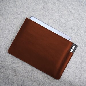 Leather Case for reMarkable Paper Pro & Paper Pro case with Marker Holder, Type Folio compatible, Personalized, Felt interior
