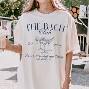 Comfort Colors Bachelorette Party Shirts: Custom Beach Location Bride & Squad Tees