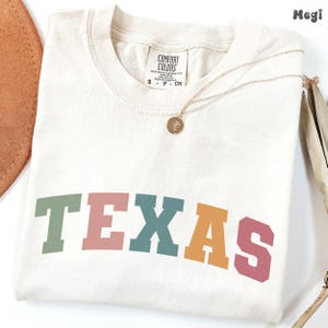 Comfort Colors Texas T-Shirt: Vintage Western Graphic Tee